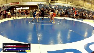 138 lbs Champ. Round 2 - Aiden Cummings, IL vs Landon Thomas, MI