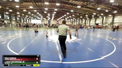 80 lbs Rd# 1 9:00am Friday - Lance Bachmann Jr, PA Gold vs Max Garcia, Ranger Wrestling Club