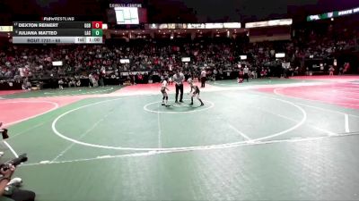 65 lbs Cons. Round 4 - Juliana Matteo, LAC3 vs Dexton Reinert, GGBA