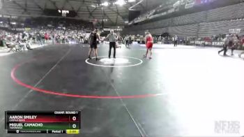 1A 285 lbs Champ. Round 1 - Miguel Camacho, Toppenish vs Aaron Smiley, Castle Rock