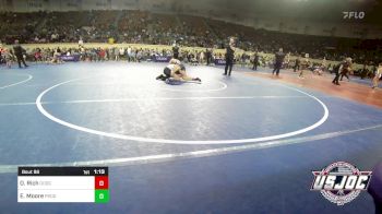 130 lbs Semifinal - Oakley Rich, Dodge City Wrestling Academy vs Evan Moore, Prodigy Elite Wrestling