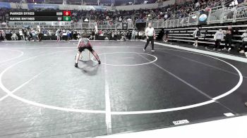 100 lbs Quarterfinal - Parker Dykes, Hornet Wrestling vs Kayne Rhynes, PSF Wr Ac