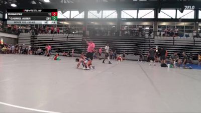 57-63 lbs 1st Place Match - Gabriel Alber, Dakota Wrestling Club vs Elijah Fay, Bulls Wrestling Club