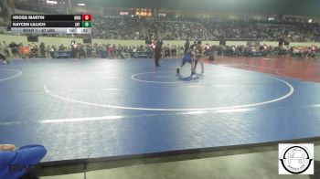 87 lbs Consi Of 32 #2 - Kross Martin, Bridge Creek Wrestling vs KAYCEN LILLICH, Jay Junior High