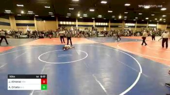 50 lbs Consolation - Jair Almaraz, Trailblazers WC vs Aiden Orbeta, So Cal Grappling