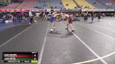 174 lbs Round 1 (16 Team) - Alex Cramer, Central Michigan vs Cade DeVos, South Dakota State