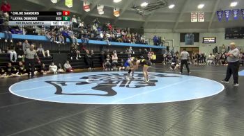 145 lbs 1st Place Match - Chloe Sanders, Vinton-Shellsburg vs Layna DeMoss, Benton Community