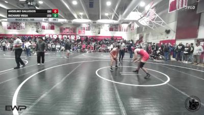 165 lbs Cons. Round 2 - Richard Vega, Los Gatos vs Anselmo Gallegos, Chico