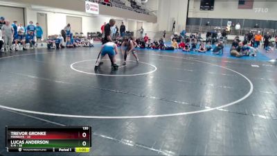 130 lbs Semis & 1st Wrestleback (8 Team) - Lucas Anderson, K-M vs Trevor Gronke, Minneota