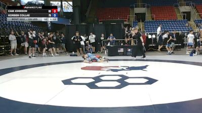 106 lbs Cons. Rd Of 64 - Cam Johnson, North Carolina vs Korben Collae, Pennsylvania