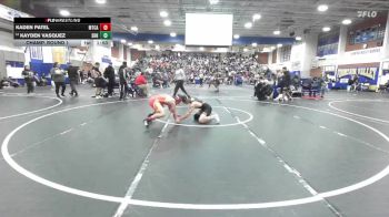 126 lbs Champ. Round 1 - Kaden Patel, Mt Carmel vs Kayden Vasquez, South Hills Hs