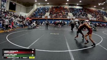 132 lbs Cons. Round 2 - Kasen Millard, Mount Saint Joseph vs Aiden Cefaratti, Bishop McNamara