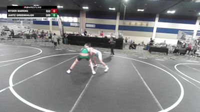 106 lbs 3rd Place - Ryder Bareng, Beach Boyz Wrestling vs Jantz Greenhalgh, Carbon WC