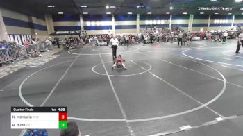 53 lbs Quarterfinal - Kingston Mercurio, Peterson Grapplers vs Riddic Bunn, Victory WC