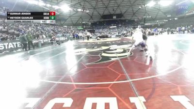 Boys 3A 150 lbs Cons. Round 5 - Heydon Quarles, Heritage vs Gunnar Jensen, Shelton