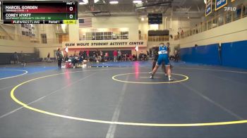 197 lbs Round 4 (6 Team) - Marcel Gorden, Trinidad State vs Corey Hyatt, Southeast Community College