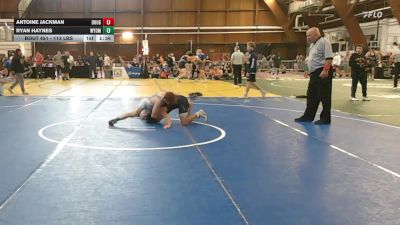 113 lbs Consi Of 4 - Antoine Jackman, Doughboy vs Ryan Haynes, Wyoming Seminary
