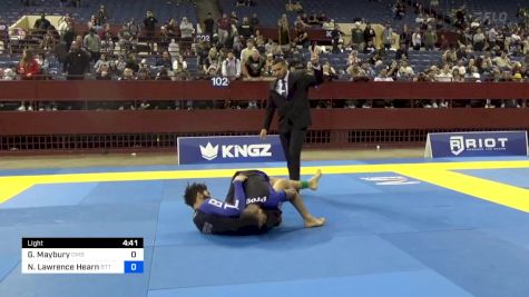 Greg Maybury vs Nehemiah Lawrence Hearn 2024 Pan IBJJF Jiu-Jitsu No-Gi Championship