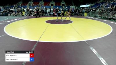 132 lbs Cons 16 #2 - Patrick O'Keefe, NJ vs Manuel Saldate, NV