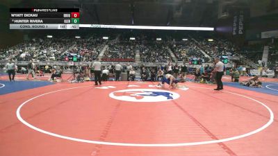 3A-138 lbs Cons. Round 1 - Wyatt Dickau, Douglas vs Hunter Rivera, Glenrock