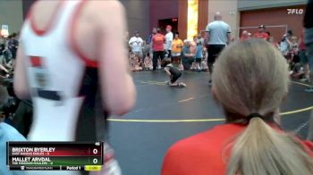 46 lbs Semis & 1st Wrestleback (8 Team) - Mason McCrackin, The Missouri Maulers vs Kemp Taylor, East Kansas Eagles