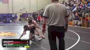 160 lbs Cons. Round 1 - Alex Fogarty, Ravenwood vs Isaac Palmer, Memphis Univ. Sch.