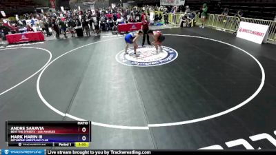 220 lbs 1st Place Match - Andre Saravia, Beat The Streets - Los Angeles vs Mark Marin Iii, Dethrone Wrestling Club