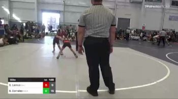 56 lbs Rr Rnd 6 - Gabriella Lemus, Cali Red vs Brody Corrales, SoCal Grappling Club