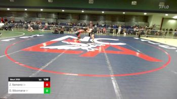 113 lbs Round Of 32 - Zack Samano, CA vs Dunia Sibomana, NY