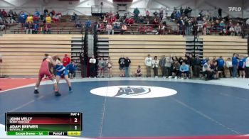 120 lbs Cons. Round 4 - Adam Brewer, Batesville vs John Velly, Perry Meridian