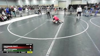 145 lbs Semifinal - Mackenzie Pratt, Illinois vs Brijatte Garcia, Spartan Mat Club