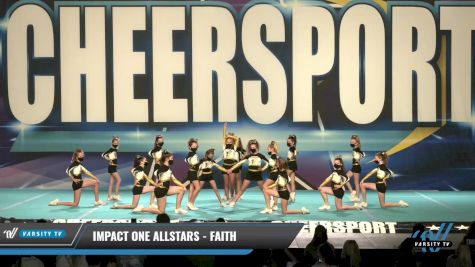 IMPACT ONE Allstars - FAITH [2021 L1.1 Youth - PREP Day 1] 2021 CHEERSPORT: Charlotte Grand Championship