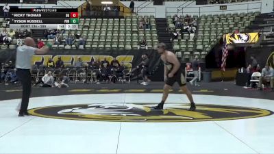285 lbs Cons. Semi - Ricky Thomas, Oklahoma vs Tyson Russell, Purdue