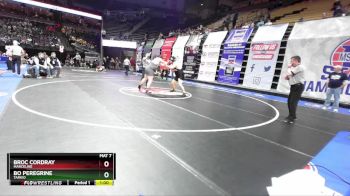 285 Class 1 lbs Cons. Round 1 - Broc Cordray, Marceline vs Bo Peregrine, Tarkio