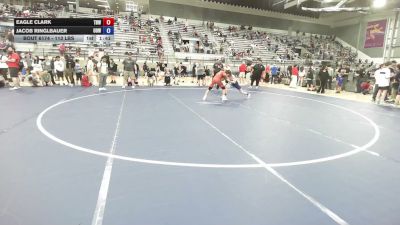 113 lbs Cons. Sub-semis - EAGLE CLARK, Toppenish Badboy Wrestling vs Jacob Ringlbauer, UP Outlaw WC