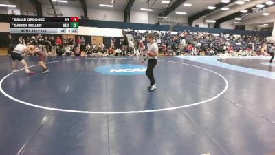 133 lbs Semifinal - Esuar Ordonez, Springfield College vs Caiden Heller, Messiah