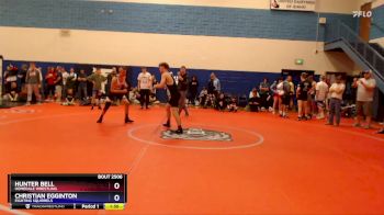 157 lbs Round 1 - Hunter Bell, Homedale Wrestling vs Christian Egginton, Fighting Squirrels