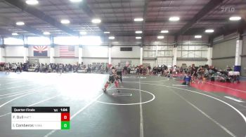 102 lbs Quarterfinal - Forest Dull, MatTime vs Israel Camberos, Yuma Elite