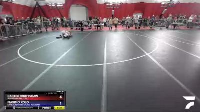 136 lbs Quarterfinal - Carter Birdyshaw, Wrestling Factory vs Maximo Xolo, Sarbacker Wrestling Academy