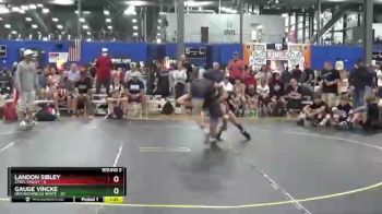 130 lbs Round 3 (6 Team) - Landon Sibley, Steel Valley vs Gauge Vincke, Untouchables White
