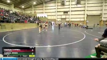 110 lbs Cons. Semi - Madison Campbell, Slam Academy vs Sabrina Jensen, Syracuse