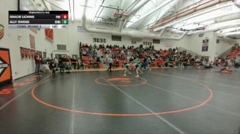 135 lbs Cons. Round 3 - Gracie Licking, Pinedale vs Ally Owens, Kelly Walsh