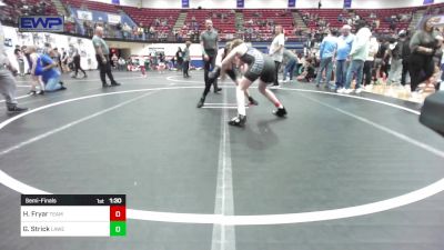 120 lbs Semifinal - Hudson Fryar, Team Choctaw vs Gus Strick, Lawrence Elite