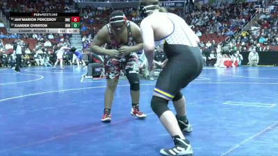 3A-285 lbs Champ. Round 1 - Jah`Marion Fenceroy, Des Moines East vs Xander Overton, Indianola