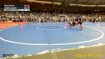 76 lbs Consi Of 16 #2 - Ethan Wilson, Wildcats Wrestling Club vs Camden Lawson, Sanderson Wrestling Academy
