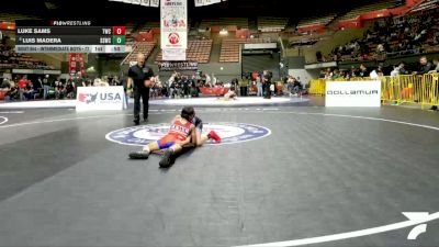 Intermediate Boys - 77 lbs 5th Place Match - Luke Sams, Tracy Wrestling Club vs Luis Madera, Southwest Stallions Wrestling Club