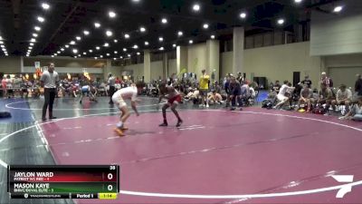 120 lbs Placement (4 Team) - Mason Kaye, BHWC/Duval Elite vs Jaylon Ward, Patriot WC Red