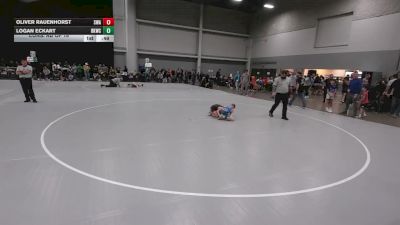 77 lbs Cons. Rd Of 16 - Oliver Rauenhorst, Summit Wrestling Academy vs Logan Eckart, Bad Karma Wrestling Club