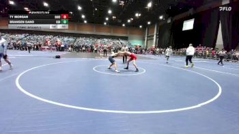 126 lbs Cons. Round 2 - Ty Morgan, Oakdale vs Bransen Dano, Kamehameha