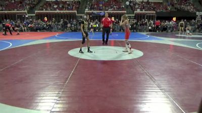 78 lbs 3rd Place Match - Cali Gorder, Poplar Wrestling Club vs Lauren Gunderson, Conrad Wrestling Club